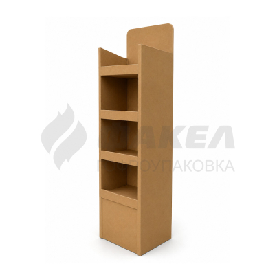 Стойка торговая из гофрокартона