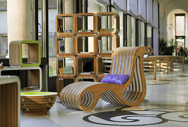 Картон в интерьерном дизайне и искусстве